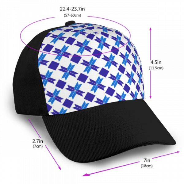Adult Curved Rubber Baseball Cap