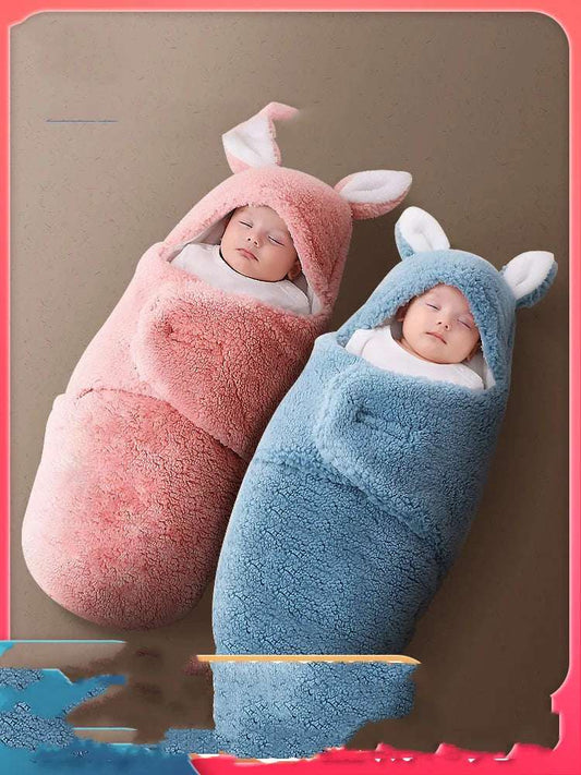 Baby's Anti-shock Wrapped In Sleeping Bag Swaddled By Baby - globaltradeleader