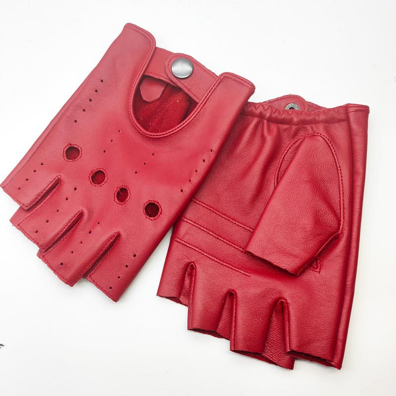 Winter Sheepskin Half Finger Gloves - globaltradeleader