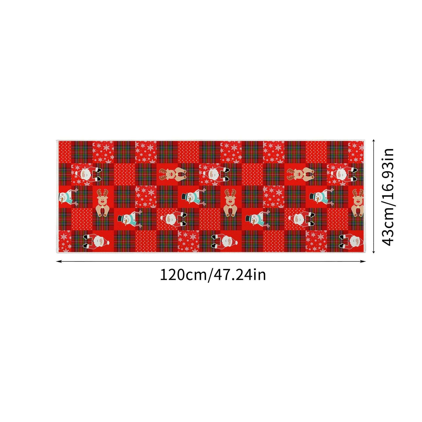 Christmas Printing Carpet Mat Non-slip And Stain-resistant