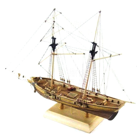 Wooden Assembly Model Kit Traditional Sailing Vessel Puzzle Pieces Toy