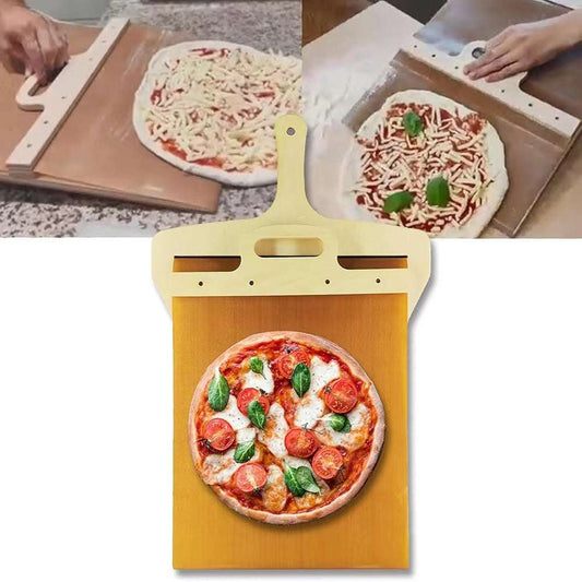 Cross Border Pala Pizza Scorrevole Wooden Baking Pizza Sliding Shovel Household Tray Pizza Shovel