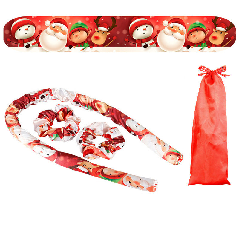 Christmas Sleep Does Not Hurt Lazy People Hair Curler Set