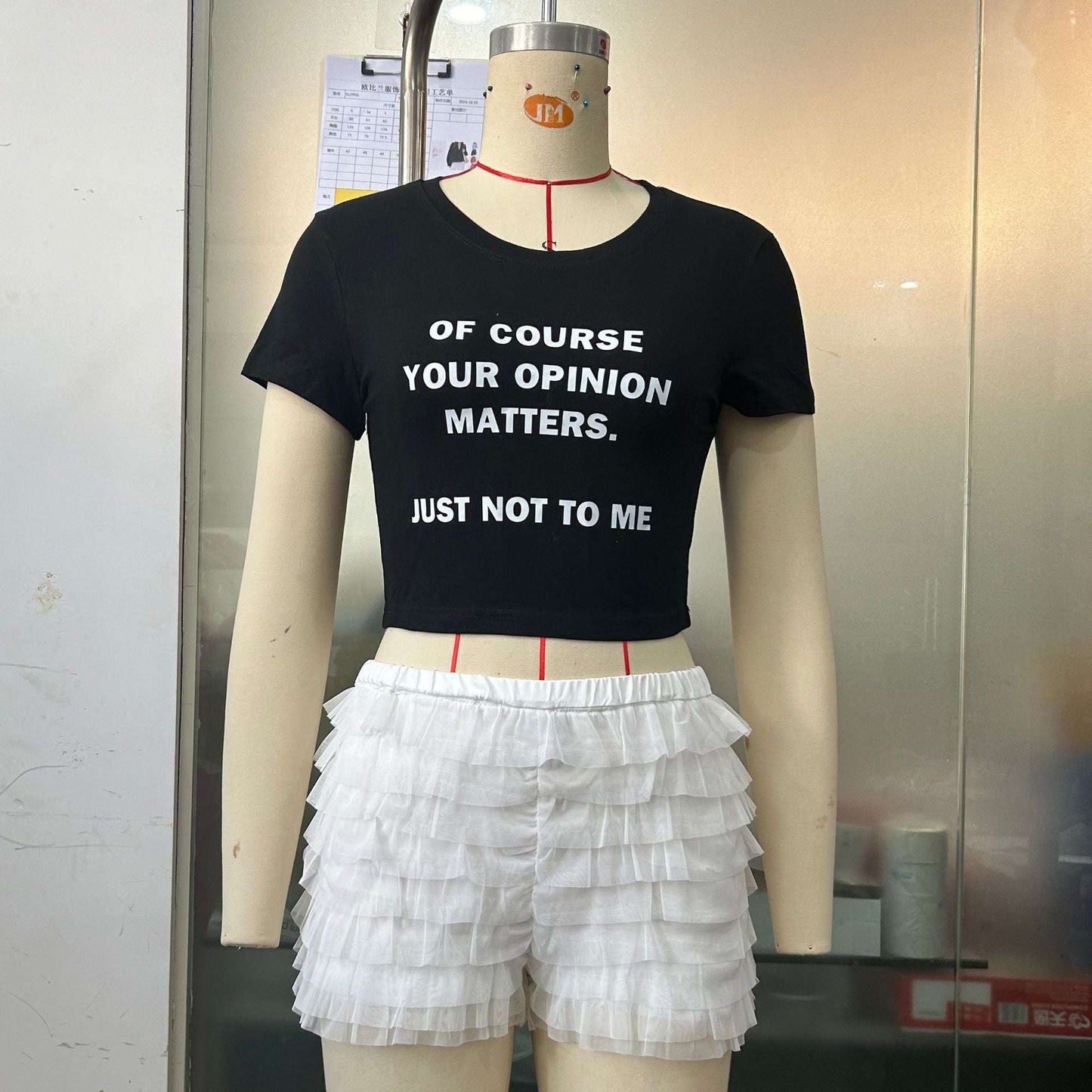 Sexy Hot Pants Women's Ruffled Wave Solid Color - globaltradeleader