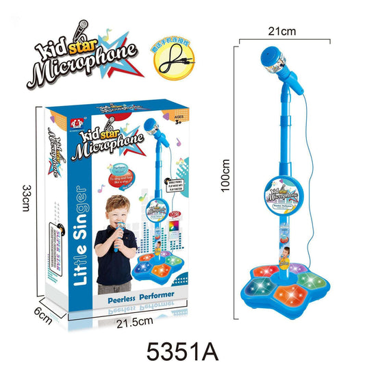 Cross-border New Children's Microphone With Stand Simulation Standing Karaoke Baby Singing Toys