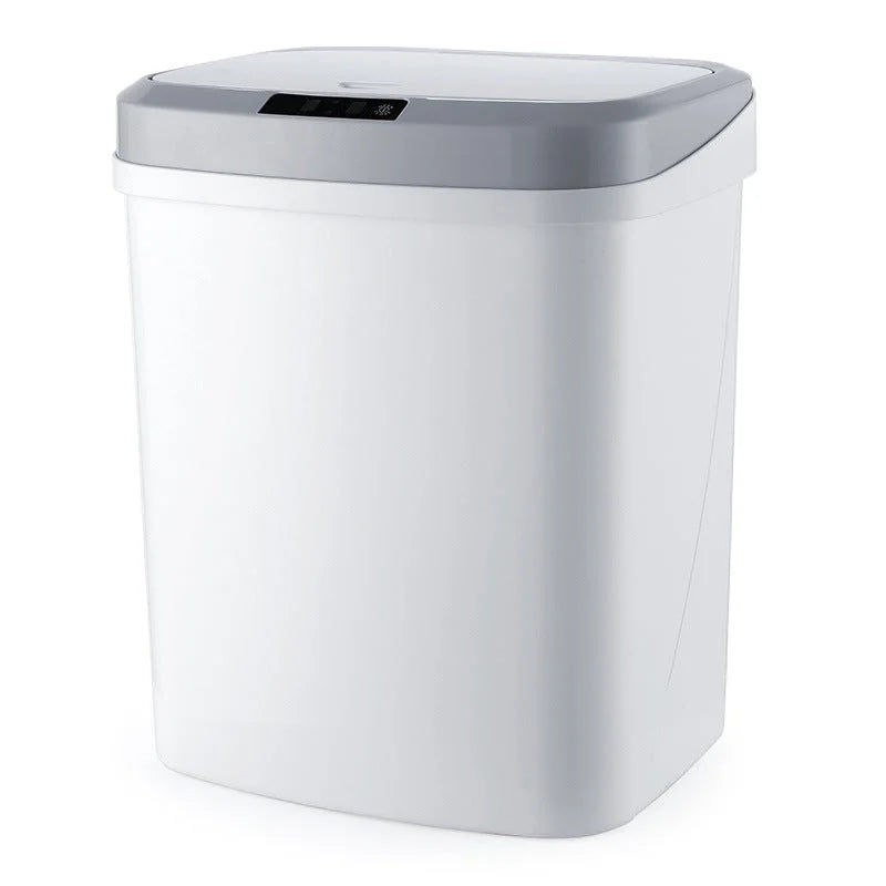 Smart Trash Can, Living Room Kitchen Induction Household Toilet Trash Can With Lid - globaltradeleader