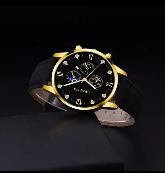 Fashion Belt Quartz Watch With Bracelet Suit - globaltradeleader
