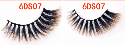 Gradient Color 6D Mink Fake Eyelashes