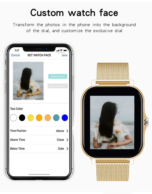 Smart Watch 144-inch Screen Full Touch Men And Women Bluetooth Calling - globaltradeleader