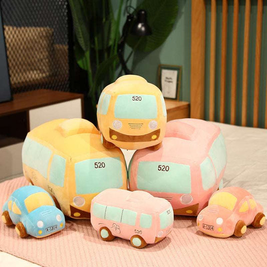 Plush Toy Children Color Car Doll Soft