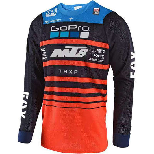 Long Sleeve Cycling Jersey Fox Mountain Bike Cycling Jersey Quick-drying Sports
