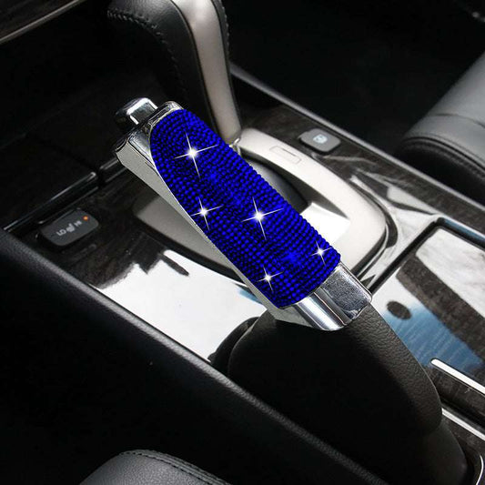 Diamond-encrusted Handbrake Set Car Interior Decorative Handle Cover