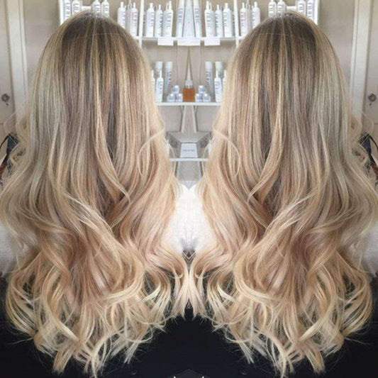 Women's Medium-length With Big Waves And Fluffy Curly Hair