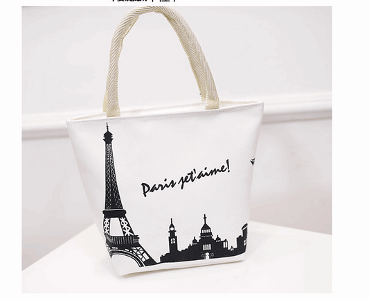 Fashion Portable Lunch Canvas Mommy Bag