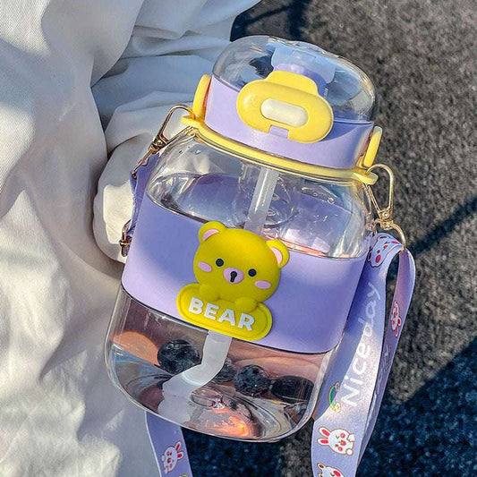 Fashion Simple Portable Plastic Straw Cup