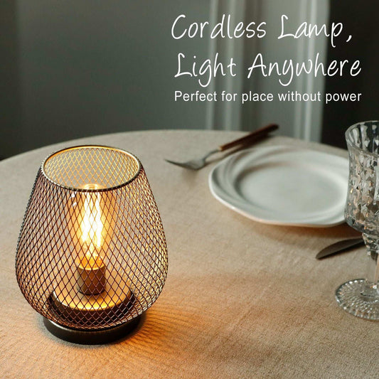 Iron Lamp Bedroom Dining Room Net Light Small Night Lamp Decorative Lights - globaltradeleader