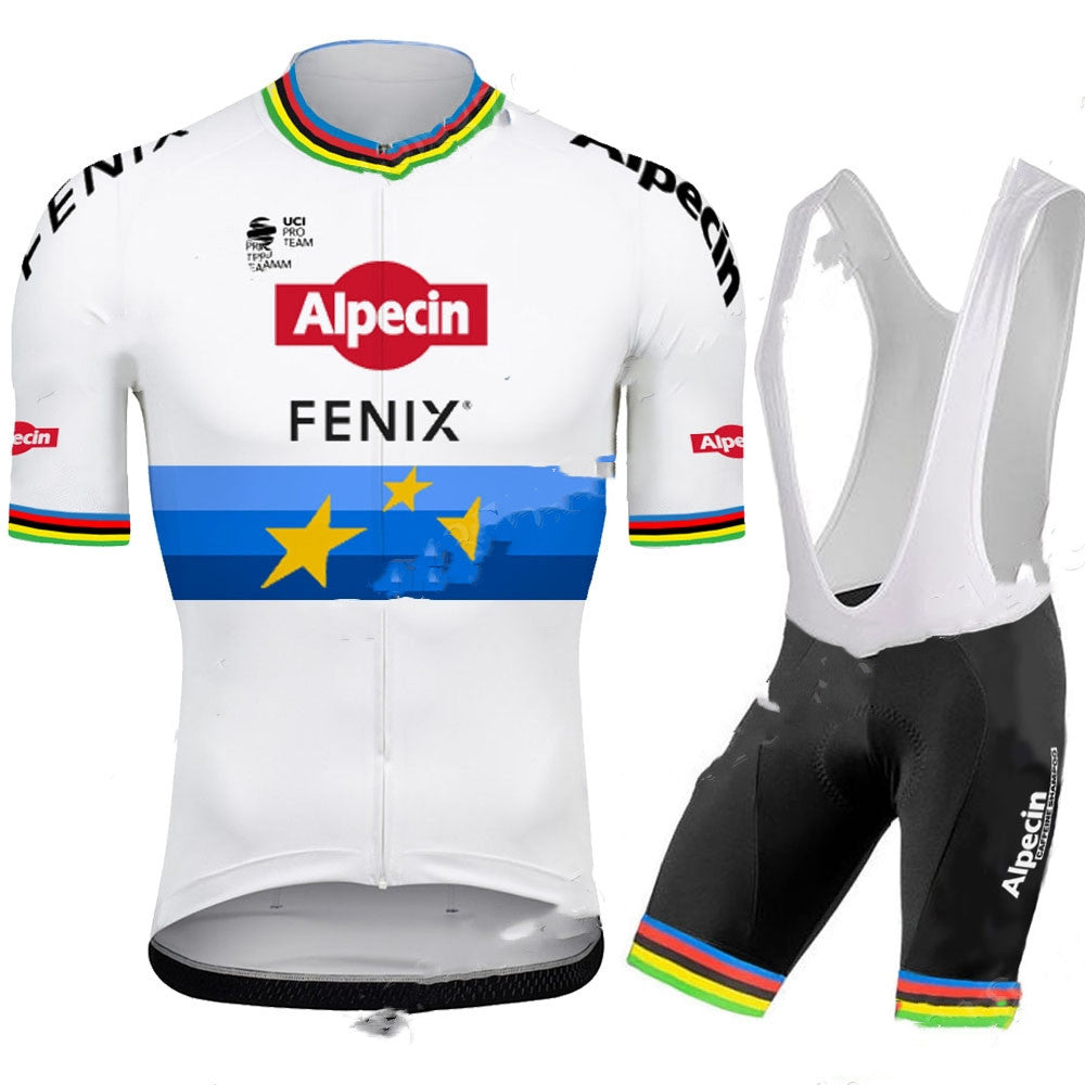 Short-sleeved Bib Cycling Jersey Suit