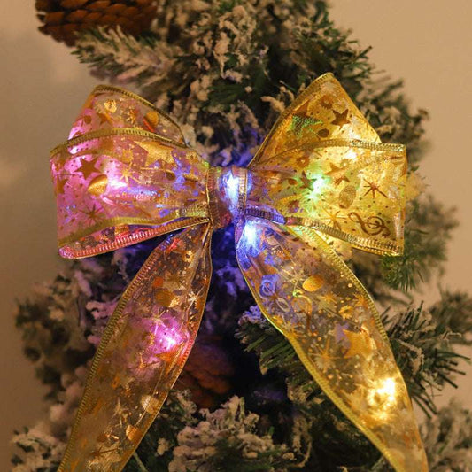 LED Copper Wire Lighting Chain Christmas Ribbon