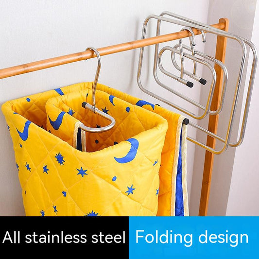 Stainless Steel Spiral Multi-functional Windproof Rotating Clothes Hanger