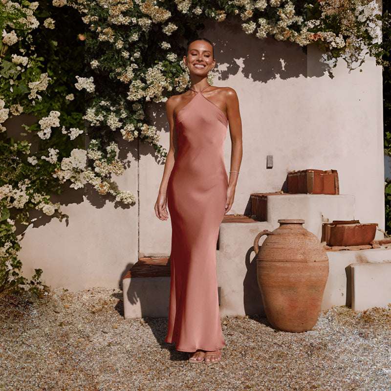 Slim-fit Sleeveless Backless Temperament Dress Women - globaltradeleader