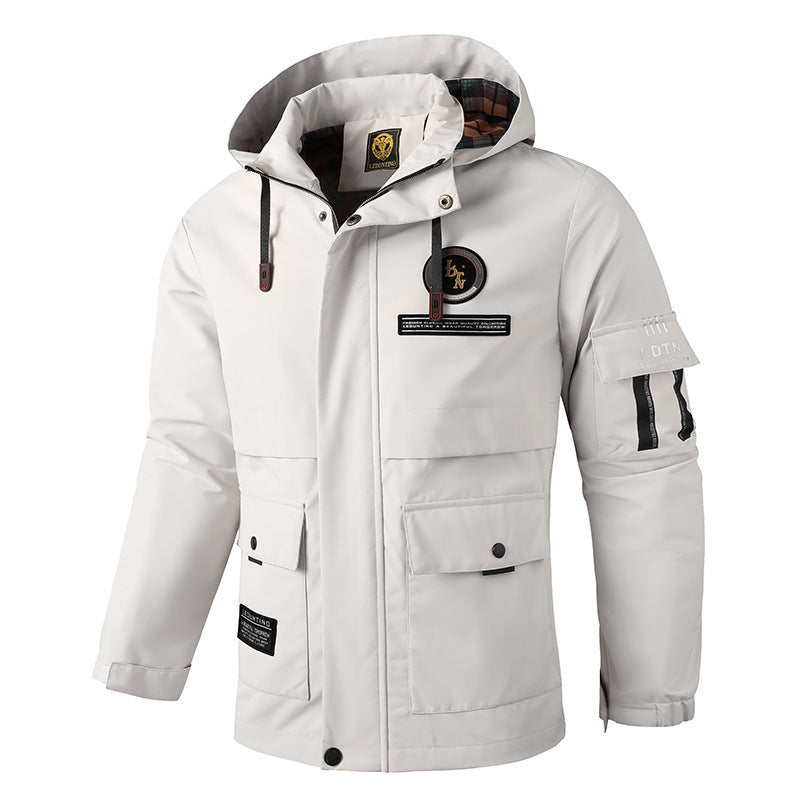 Coat Foreign Trade Hooded Jacket Waterproof Hooded Outdoor - globaltradeleader