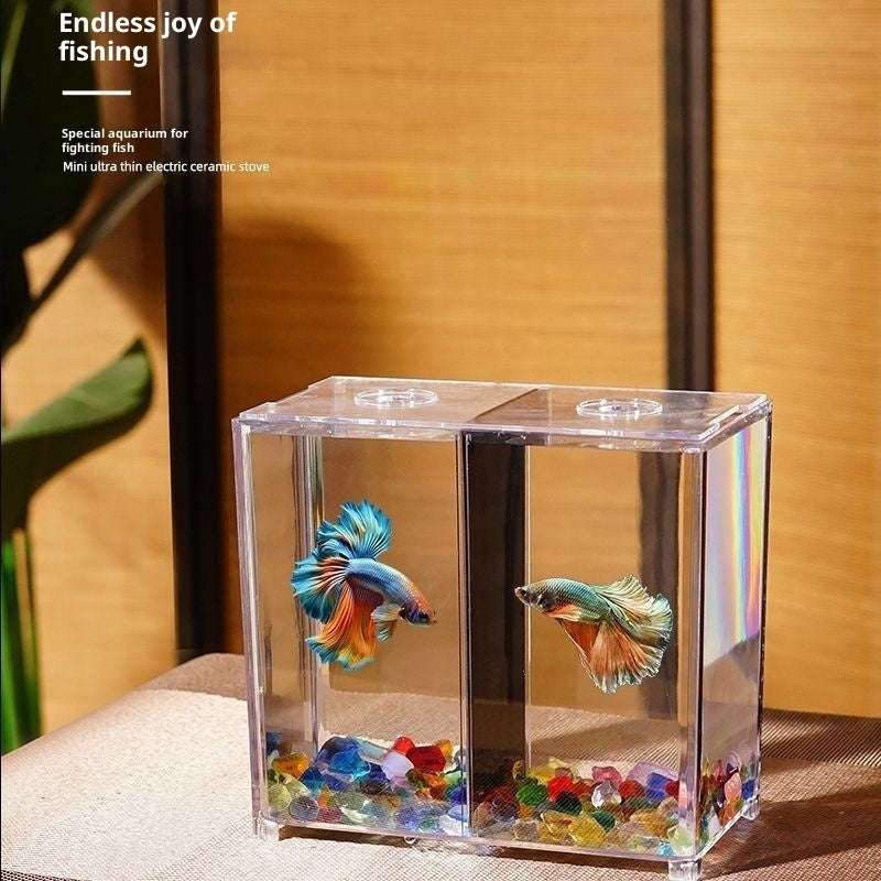 Thickened Fish Tank Building Blocks Small Acrylic Tabletop For Landscaping - globaltradeleader