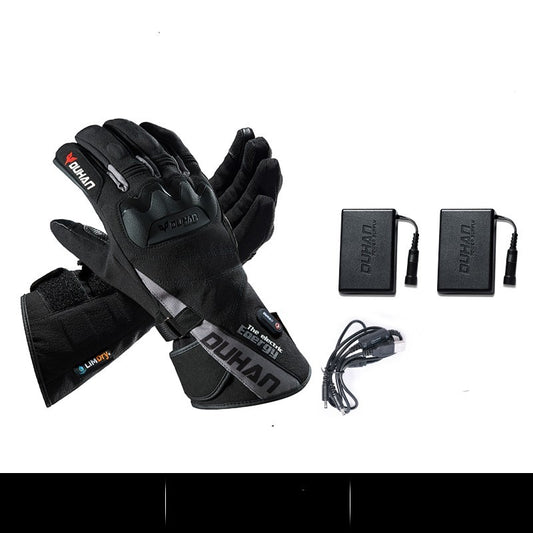 Electric Heating Gloves Men's Motorcycle Winter Warm Waterproof Anti-fall - globaltradeleader