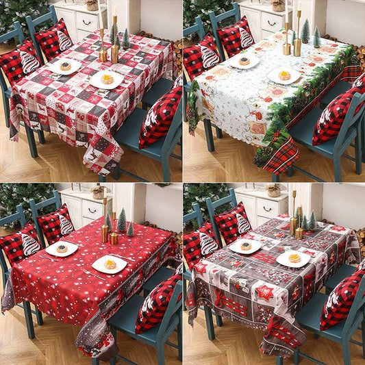 Creative Christmas Printed Tablecloth For Decoration