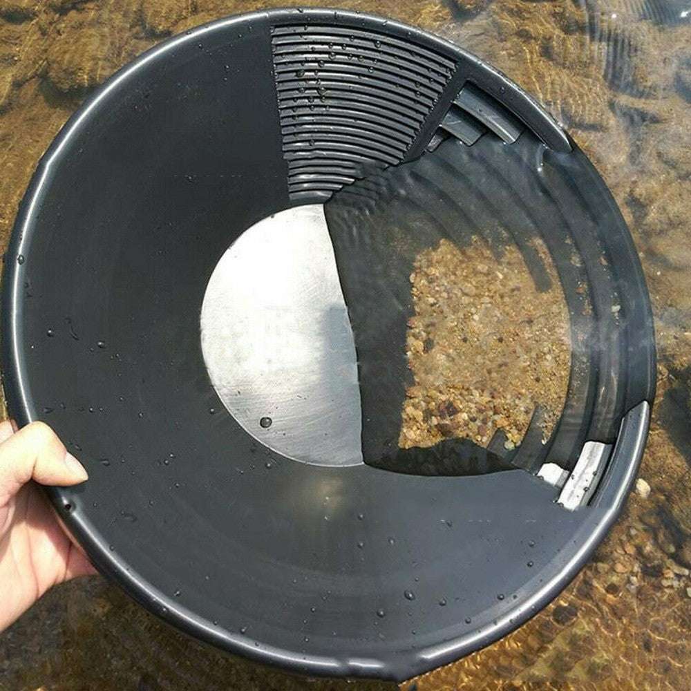 Sand Gold Ore Plate Is Equipped With Manual Gold Digging Basin