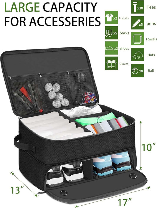 Golf Trunk Storage Box Waterproof Car Golf Locker Car Storage Bag - globaltradeleader