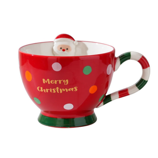 Christmas Ceramic Mug Gift Present Cup - globaltradeleader