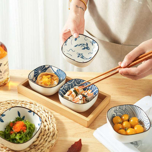 Household Seasoning Dish Hot Pot Restaurant Sauce Dipping Small Plate