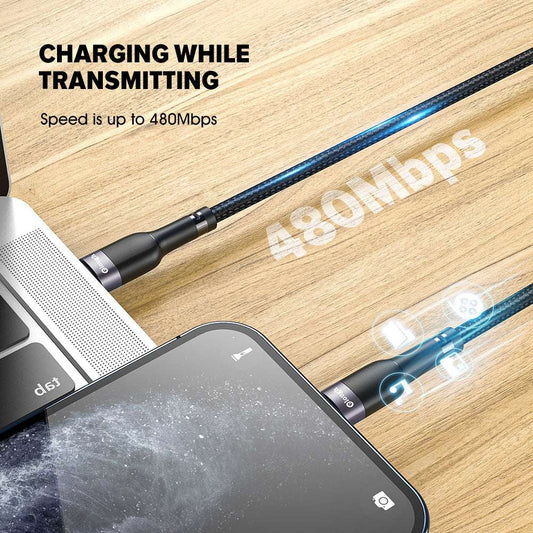 Nylon PD20W Is Suitable For TYPE-C Fast USB Charging Cable