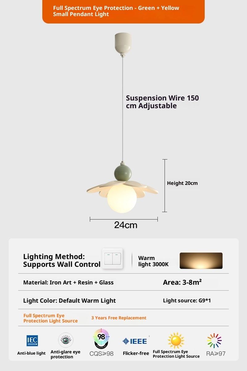 Modern Minimalist Cream Style Bedside Chandelier - globaltradeleader