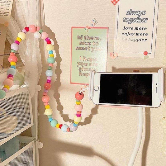 Candy Color Log Design Mobile Phone Cable 1 Meter Beaded