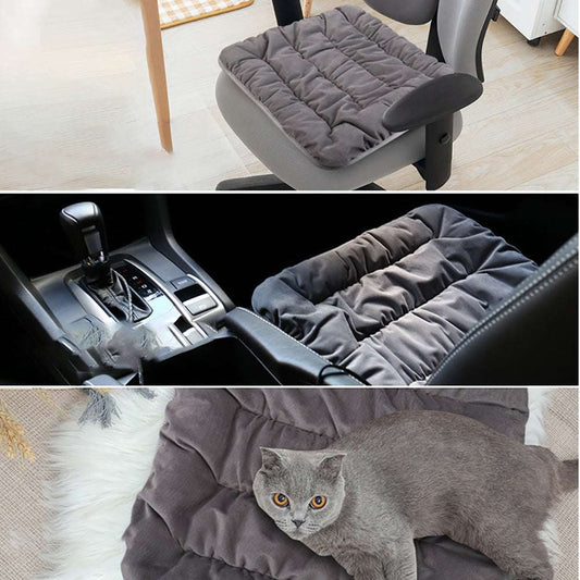 Adjustable Temperature Electric Heating Pad Cushion Chair Car Pet Body Winter Warmer 3 Level Blanket Comfortable Cat Dog 10W - globaltradeleader