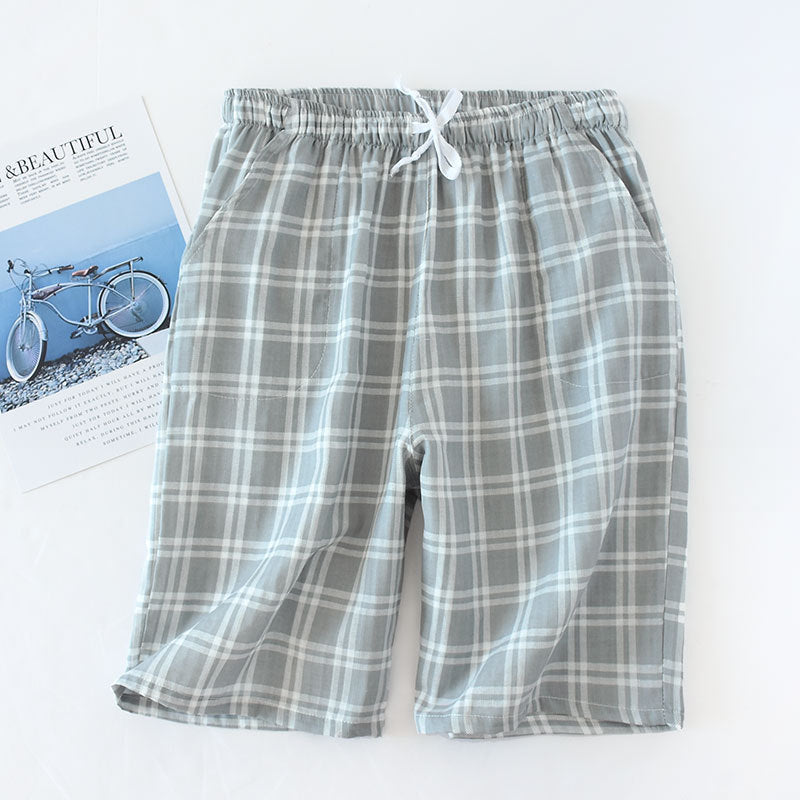 Cotton Cropped Pants Loose Casual Pajama Pants Summer - globaltradeleader