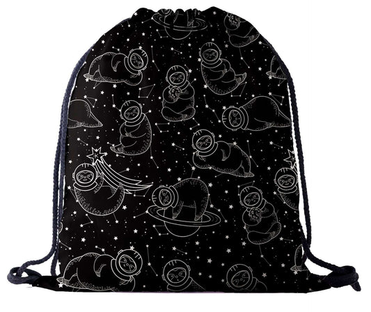 Sloth Series 3d Digital Print Drawstring Pocket Backpack