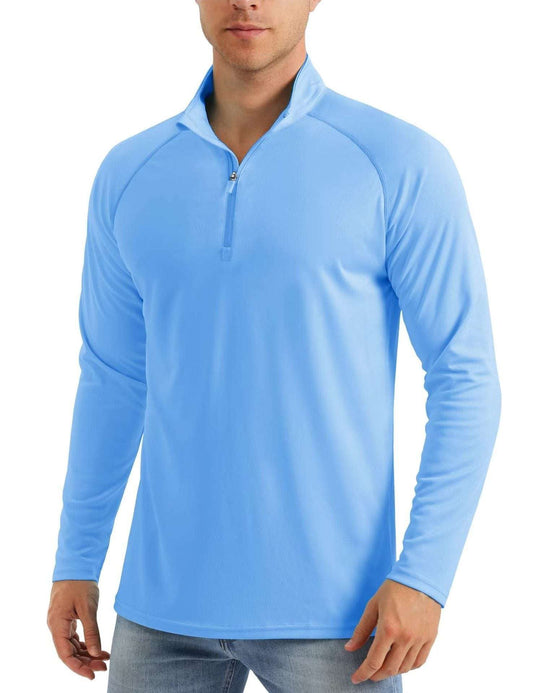 Men's Long-sleeved Quick-drying Sports Running Pullover Top - globaltradeleader