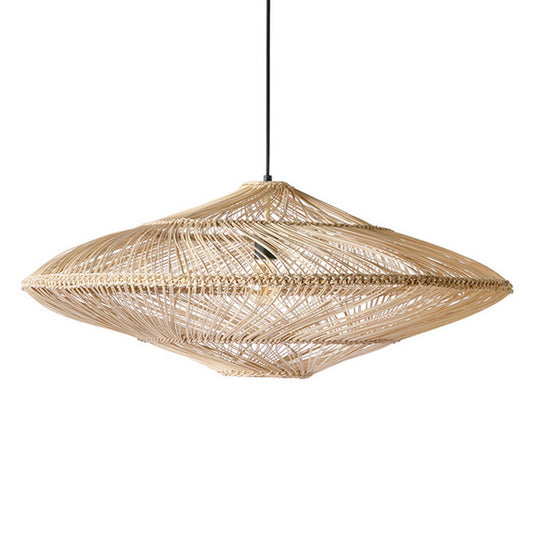 Chinese Zen Tea Room Rattan-weaved Ceiling Lamp - globaltradeleader