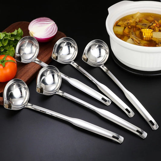 Stainless Steel Filter Home Kitchen Tools Drain Soup Oil Separator Spoon