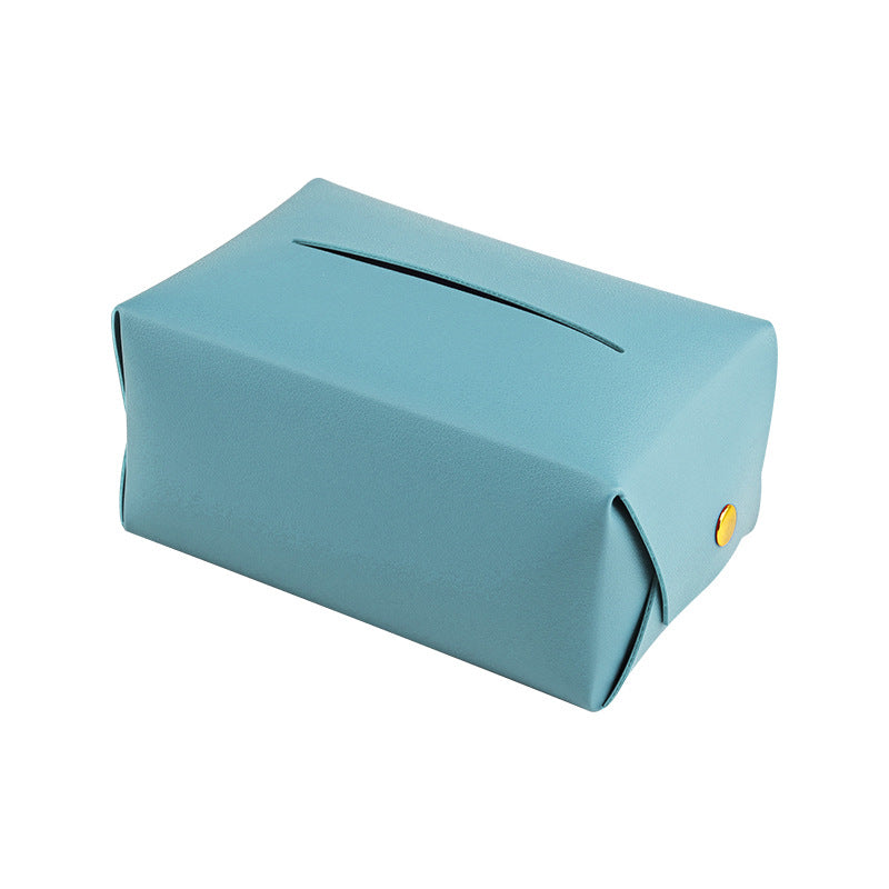 Simple Leather Tissue Box For Retro Car
