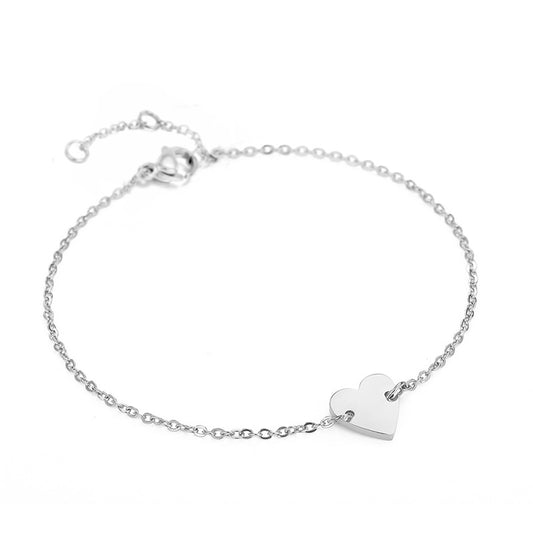 Jewelry New Summer Love Bracelet Stainless Steel Gold-plated Bracelet Can Be Engraved Bracelet