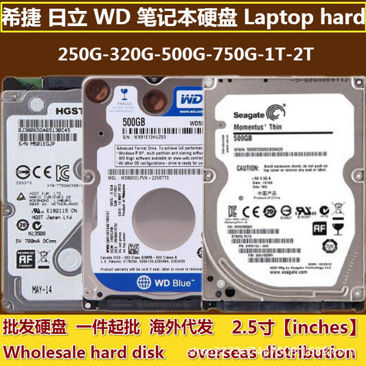 West-Digital Notebook Hard Disk 500g 320g 160g 250G 1t 2TB 2.5 Inch Mechanical Hard Disk HDD