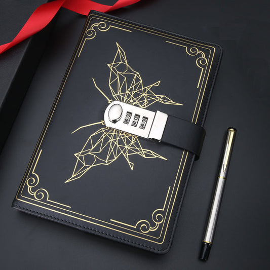 Exquisite Retro Notebook Hand Account Butterfly Codebook