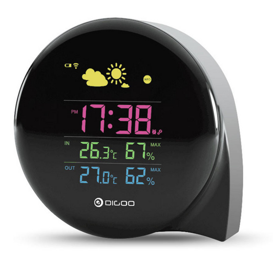 Weather clock small Q comma weather forecast clock weather forecast clock smart clock