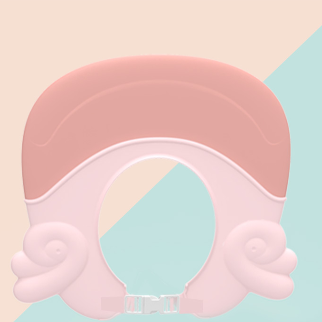 Waterproof ear protection for children's shampoo cap