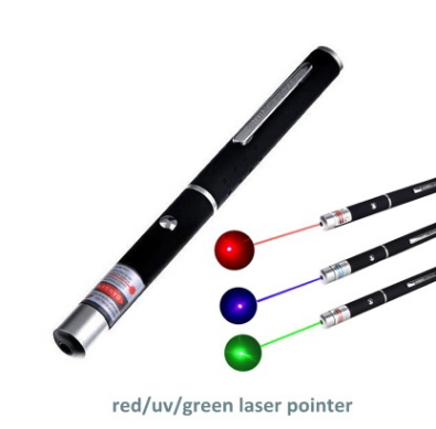 flashlight green light pointer pen