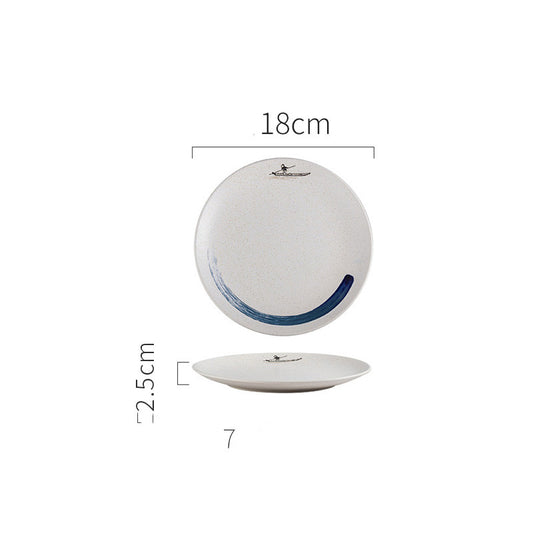 Small Bone Spatula Steak Western Rice Flat Plate