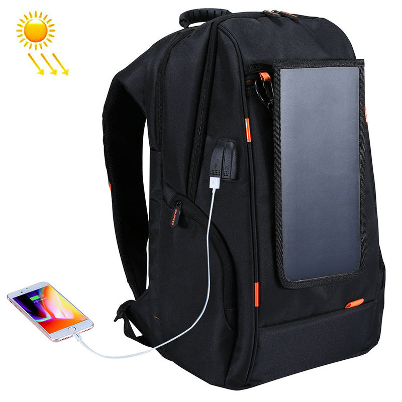 Large Capacity Waterproof Outdoor Solar Backpack